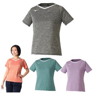 ミズノ テニスウェア バドミントンウェア Tシャツ 半袖 レディース バドゲームシャツ 72MA0207 MIZUNO｜ヒマラヤ Yahoo!店