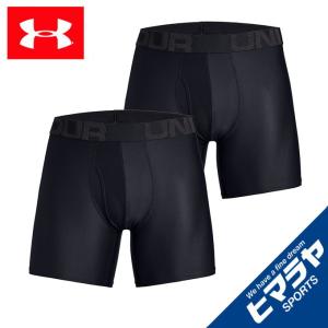 アンダーアーマー ボクサーパンツ メンズ UAテック 6インチ 2枚セット トレーニング 1358556-001 UNDER ARMOUR