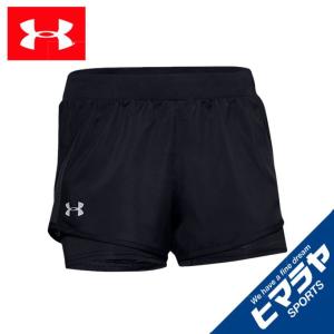 アンダーアーマー ショートパンツ レディース UAフライバイ2.0 ミニ 2in1 ショーツ 1354008-001 UNDER ARMOUR｜himaraya