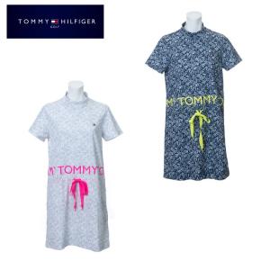 人気ブランド 最大80 オフ 人気大割引 トミーヒルフィガーゴルフ Tommy Hilfiger ワンピース Golf ゴルフウェア ワンピース Hilfiger レディース Hilfiger モックネック総柄 Thla037