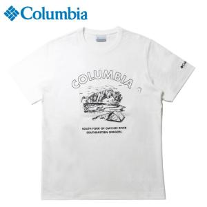 コロンビア Tシャツ 半袖 メンズ ヤハラフォレスト SS T PM1897 101 Columbia｜himaraya