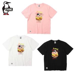 チャムス CHUMS Tシャツ 半袖 レディース バーガーTシャツ CH11-1683