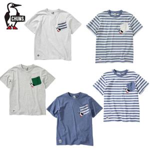 チャムス CHUMS Tシャツ 半袖 メンズ ブービーキャリーポケットTシャツ