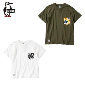 チャムス CHUMS Tシャツ 半袖 メンズ チャムロハポケットTシャツ CH01-1696
