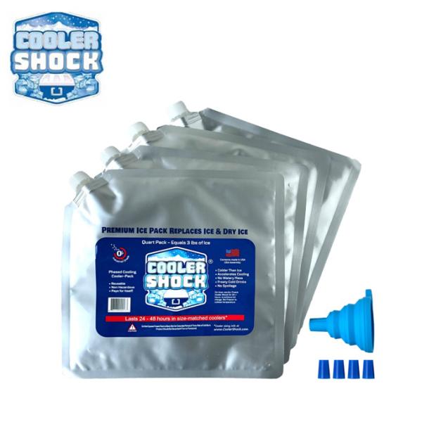 ☆クーラーショック(COOLER SHOCK) 保冷剤 クーラーショックM 4個セット 7CSMSE...