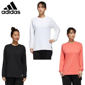 アディダス Tシャツ 長袖 レディース 3ストライプス ワーディング 長袖Tシャツ IXK73 adidas