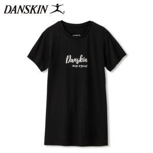 ダンスキン DANSKIN Tシャツ 半袖 レディース ヘザーグラフィックティー HEATHER GRAPHIC T DC70313-K