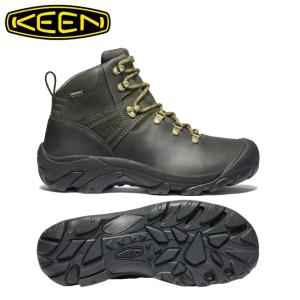 キーン KEEN  トレッキングシューズ 防水 ミッドカット メンズ ピレニーズ 1023433 FN/BK｜himaraya