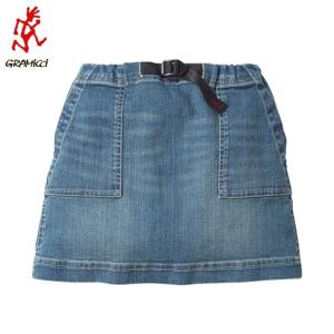 グラミチ Gramicci スカート ジュニア KIDS DENIM MOUNTAIN SKIRT キッズデニムマウンテンスカート 5192-DMJ-J USED｜himaraya