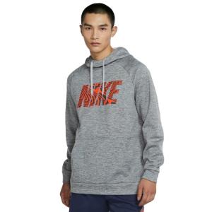 ナイキ パーカー メンズ サーマ プルオーバースウェット CU6268-063 グレー NIKE スウェットパーカー ビッグロゴ