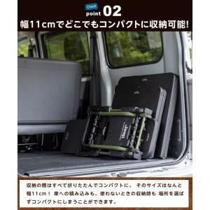 アウトドア 折りたたみ 2輪 4輪 キャリーカ...の詳細画像4