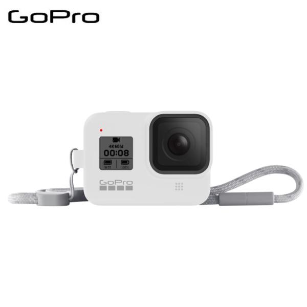 ゴープロ GoPro カメラアクセサリー スリーブ + ランヤード HERO8 ホワイト ホット A...