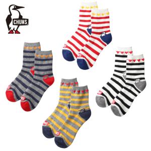 チャムス CHUMS ソックス メンズ レディース ヒマラヤ×チャムス ボーダークルーソックス 靴下 CH06-1086