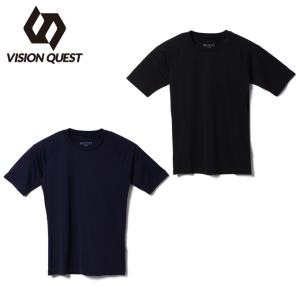 ビジョンクエスト VISION QUEST  野球 アンダーシャツ 半袖 ジュニア JR 丸首半袖アンダー VQ550310K05｜himaraya