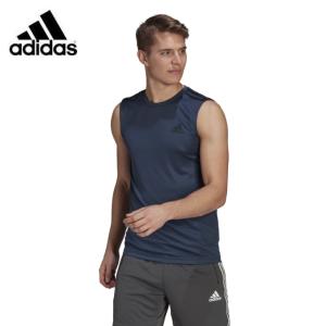 アディダス スポーツウェア ノースリーブ メンズ D2M 3ストライプス タンクトップ GM2132 42093 adidas