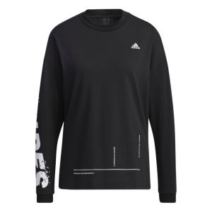 アディダス  Tシャツ 長袖 レディース ワード 長袖Tシャツ GM8768 JKO06 adidas