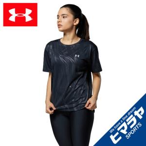 アンダーアーマー Tシャツ 半袖 レディース UA テックボックスプリントTシャツ Tech Box Printed Tee 1364217-001 UNDER ARMOUR