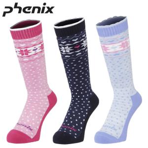 フェニックス Phenix スキー スノーボード ソックス ジュニア Snow Crystal Girl's Socks PSAH8SO90｜himaraya