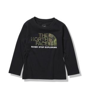 ノースフェイス 長袖シャツ ジュニア ロングスリーブカモロゴティー NTJ32144 K THE NORTH FACE