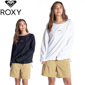 ロキシー ROXY ラッシュガード 長袖 レディース ISABELA ドロップショルダー ラッシュTシャツ 速乾 UVカット RLY211037