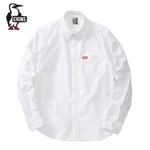 チャムス CHUMS 長袖シャツ メンズ オックスシャツ CH02-1150 White Logo｜himaraya