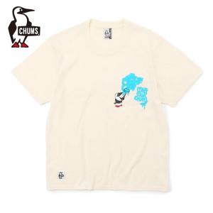 チャムス CHUMS Tシャツ 半袖 メンズ ブービーペインティングポケットTシャツ Booby Painting Pocket T-Shirt CH01-1860 Natural