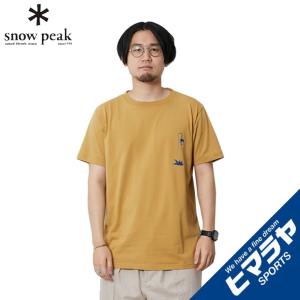 スノーピーク Tシャツ 半袖 メンズ Printed Tshirt Pile Driver TS-21SU005 MD snow peak｜himaraya