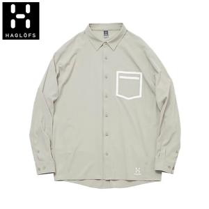 ホグロフス HAGLOFS 長袖シャツ メンズ ドライ ストレッチ シャツ ロングスリーブ 020823 LIGHT BEIG｜himaraya