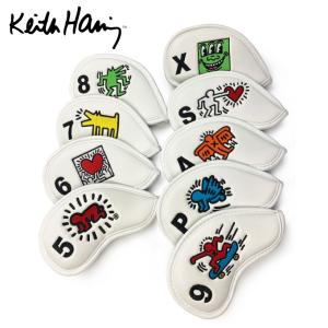 キースヘリング Keith Haring ヘッドカバー アイアン用9個セット ゴルフ アイアンカバー 9個セット KHIC-01