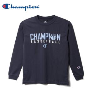 チャンピオン Champion  バスケットボール 長袖シャツ ジュニア ミニバス用 ロングスリーブTシャツ E-MOTION CK-UB415 370