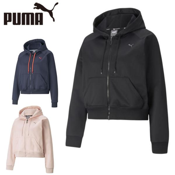 プーマ スウェットパーカー レディース TRPF FZ裏起毛スウェットJK 521256 PUMA