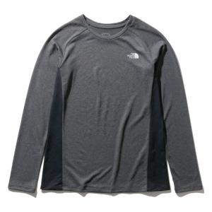 ザ・ノース・フェイス ランニングウェア Tシャツ 長袖 レディース ロングスリーブGTDメランジクルー NTW12096 ZC THE NORTH FACE ノースフェイス｜himaraya