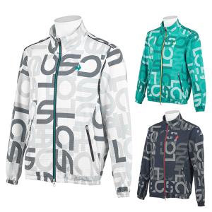 ルコックスポルティフ le coq sportif ゴルフウェア ブルゾン メンズ 撥水ストレッチ総柄カット QGMSJK01