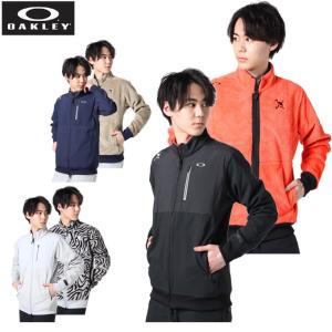 オークリー ゴルフウェア ブルゾン メンズ スカルリバーシブルウインドジャケット FOA402855 OAKLEY