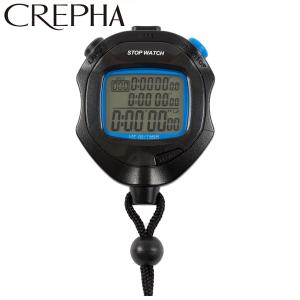 クレファー CREPHA ストップウォッチ 200LAP TS-S114-BK｜ヒマラヤ Yahoo!店