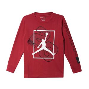 ジョーダン JORDAN バスケットボール 長袖シャツ ジュニア グラフィック ロングTシャツ  95A748-R78