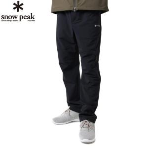 スノーピーク ロングパンツ メンズ Strech Cloth Pants SPS-PA-21AU002 BK snow peak