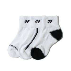ヨネックス アンクルソックス 3足組 ジュニア 限定 アンクル