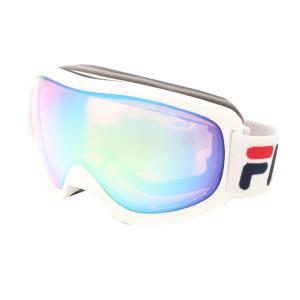 スキー スノーボードゴーグル メンズ レディース 眼鏡対応 ヘルメット対応 くもり止め ダブルレンズ UVカット FG1101J-4 全天候 フィラ FILA｜himaraya