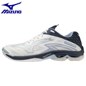 ミズノ バレーシューズ  メンズ レディース  ウェーブライトニング Z7 WAVE LIGHTNING Z7 V1GA220025 ホワイトネイビー 2E ローカット mizuno｜himaraya