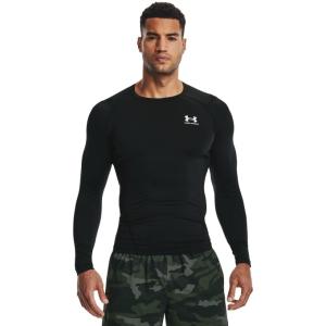 アンダーアーマー アンダーウェア 長袖 メンズ UAヒートギアアーマー ロングスリーブ シャツ トレーニング MEN 1361524-001 UNDER ARMOUR｜himaraya