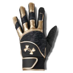 アンダーアーマー 野球 バッティンググローブ 両手用 メンズ UA CLEAN UP BATTING GLOVES 1371972-001 UNDER ARMOUR｜himaraya