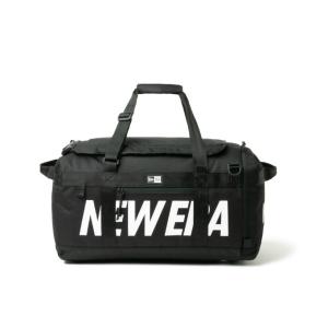 ニューエラ NEW ERA ダッフルバッグ 50L メンズ レディース クラブ ダッフルバッグ 2ウェイ プリントロゴ ブラック 13061346 BK 大容量 修学旅行 部活 合宿 遠征｜ヒマラヤ Yahoo!店