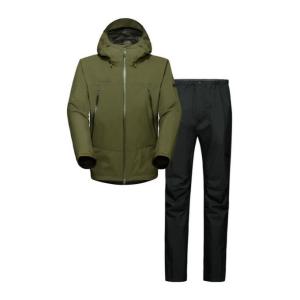 マムート MAMMUT レインウェア上下セット メンズ CLIMATE Rain -Suit AF Men 1010-26551 4601｜himaraya