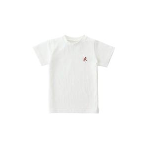 グラミチ Gramicci Tシャツ 半袖 ジュニア キッズワンポイントＴシャツ KIDS ONE POINT TEE G509-OGJ-J WHITE｜himaraya