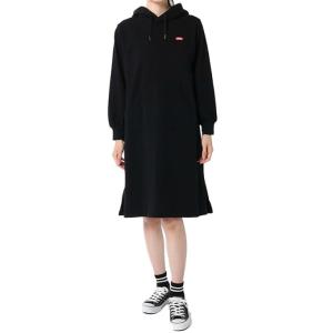 チャムス CHUMS ワンピース レディース キーストーンバルーンスリーブフーディ CH18-1194 Black