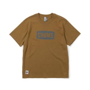チャムス Tシャツ 半袖 メンズ チャムスロゴTシャツ CHUMS Logo T-Shirt CH01-1833 Brown CHUMS