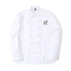 チャムス CHUMS アウトドア ジャケット メンズ レディース キッチンシェフコート Kitchen Chef Coat CH04-1299 White｜himaraya