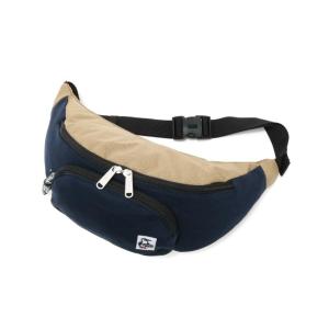 チャムス CHUMS ボディバッグ メンズ レディース ファニーパックスウェットナイロン Fanny Pack Sweat Nylon CH60-2677 NAVY/BEIGE
