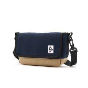チャムス CHUMS カメラバッグ メンズ レディース スモールカメラショルダースウェットナイロン Small Camera Shoulder Sweat Nylon CH60-2668 NAVY/BEIGE
